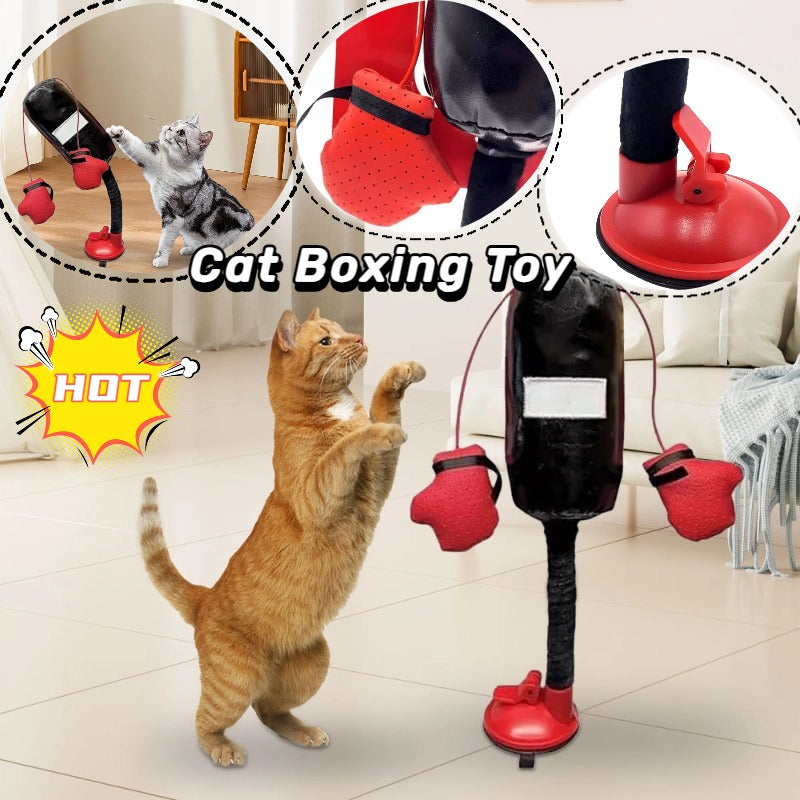 Juguete de Saco de Boxeo Portátil para Gato